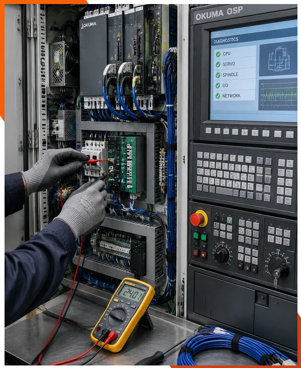 Ремонт систем ЧПУ Okuma OSP в Туле